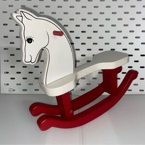 Wooden Rocking Horse Heritage Mint Ltd. Decoration Doll Size Miniature Playset
